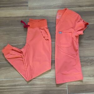 Figs Scrubs Limited Edition in Sunset Orange XXS/XXSP